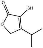 2(5H)-Furanone,3-mercapto-4-(1-methylethyl)-(9CI) 结构式