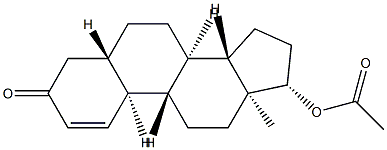 17β-(Acetyloxy)-5α-estr-1-en-3-one Structure