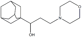 α-(1-Adamantyl)-4-morpholine-1-propanol Structure