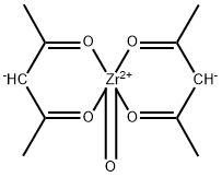 OXOBIS(PENTANE-2,4-DIONATO-O,O')ZIRCONIUM 结构式