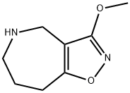 4H-Isoxazolo[4,5-c]azepine,5,6,7,8-tetrahydro-3-methoxy-(9CI) Struktur