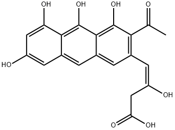 tetracenomycin F2,150547-38-9,结构式