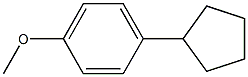 1-cyclopentyl-4-methoxybenzene,1507-97-7,结构式