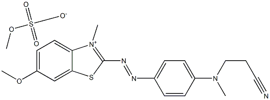 碱性兰162 结构式