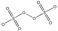 Peroxydisulfate((SO3)2O22-) Struktur