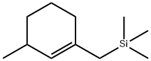 (3-METHYLCYCLOHEX-1-ENYLMETHYL)TRIMETHYLSILANE, 99 Struktur