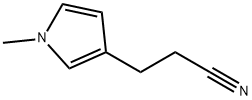 1H-Pyrrole-3-propanenitrile,1-methyl-(9CI) Struktur