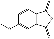 1(3H)-Isobenzofuranone,6-methoxy-3-methylene-(9CI) Struktur