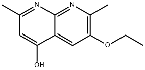 1,8-Naphthyridin-4-ol,6-ethoxy-2,7-dimethyl-(9CI) Structure