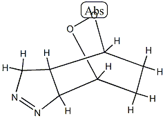 4,7-Ethano-3H-[1,2]dioxino[4,5-c]pyrazole,  3a,4,7,7a-tetrahydro-,  (3a-alpha-,4-alpha-,7-alpha-,7a-alpha-)-  (9CI) 结构式