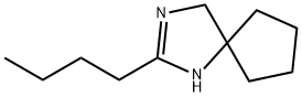 1,3-Diazaspiro[4.4]non-1-ene,2-butyl-(9CI),151257-06-6,结构式