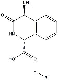 (1R,4S)-rel-4-AMino-1,2,3,4-tetrahydro-3-oxo-1-isoquinolinecarboxylic Acid HydrobroMide 化学構造式