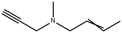 2-Buten-1-amine,N-methyl-N-2-propynyl-(9CI) Structure