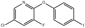 5-Chloro-3-Fluoro-2-(4-Iodophenoxy)Pyridine(WXC02251) Struktur