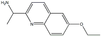 2-Quinolinemethanamine,6-ethoxy-alpha-methyl-(9CI) 结构式