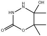 2H-1,3,4-Oxadiazin-2-one,tetrahydro-5-hydroxy-5,6,6-trimethyl-(9CI) Structure