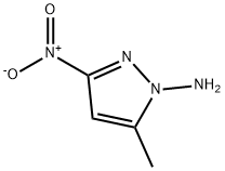 1H-Pyrazol-1-amine,5-methyl-3-nitro-(9CI) Structure