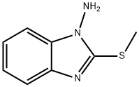 1H-Benzimidazol-1-amine,2-(methylthio)-(9CI),151693-49-1,结构式