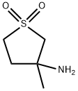 (3-Methyl-1,1-dioxidotetrahydro-3-thienyl)aMine hydrochloride (SALTDATA: HCl),151775-02-9,结构式