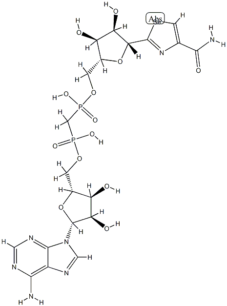 beta-methylene selenazole-4-carboxamide adenine dinucleotide,151868-71-2,结构式