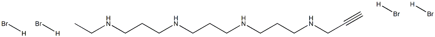 N(1)-ethyl-N(11)-propargyl-4,8-diazaundecane-1,11-diamine Structure