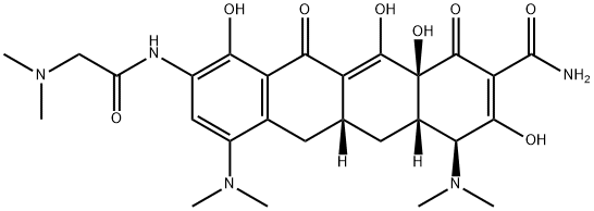 9-(N,N-dimethylglycylamido)minocycline 结构式