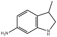 1H-Indol-6-amine,2,3-dihydro-3-methyl-(9CI) Struktur