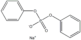 Phosphoric acid diphenyl(sodium) salt Struktur