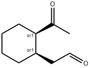 Cyclohexaneacetaldehyde-formyl-d, 2-acetyl-, cis- (9CI),152090-47-6,结构式