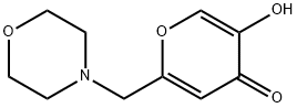 5-hydroxy-2-(4-morpholinylmethyl)-4H-pyran-4-one(SALTDATA: FREE) Structure