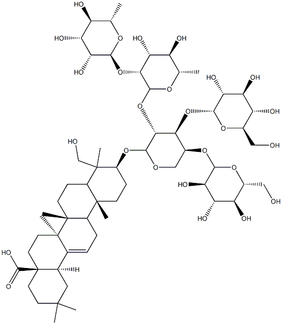 dipsacus saponin B 化学構造式