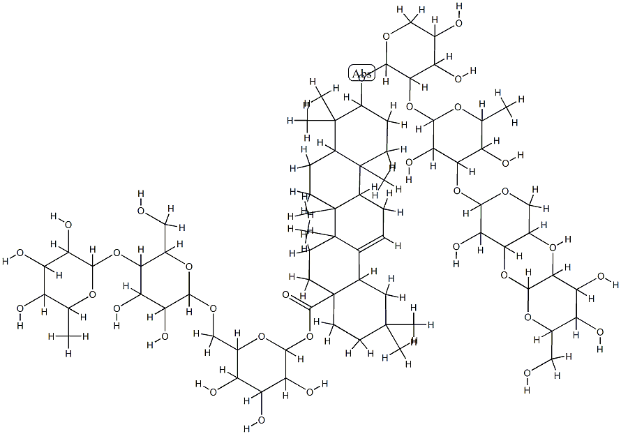 saponin D, hupehensis Struktur