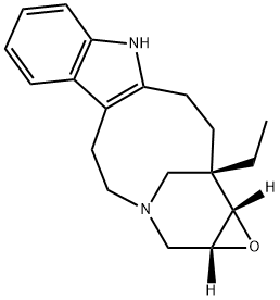 (1aR,13S,13aS)-13-Ethyl-1a,4,5,10,11,12,13,13a-octahydro-2H-3,13-methanooxireno[9,10]azacycloundecino[5,4-b]indole Structure