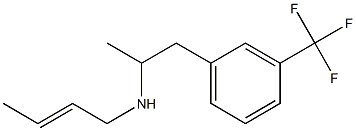 N-(2-Butenyl)-α-methyl-m-(trifluoromethyl)phenethylamine,15270-45-8,结构式
