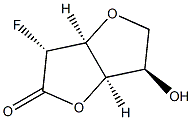 D-Gluconic acid, 3,6-anhydro-2-deoxy-2-fluoro-, gamma-lactone (9CI) Structure