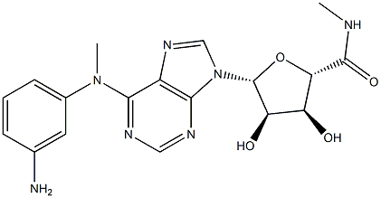 152918-20-2 N(6)-(4-aminobenzyl)adenosine-5'-N-methyluronamide