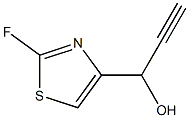 4-Thiazolemethanol,alpha-ethynyl-2-fluoro-(9CI) 结构式