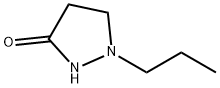 3-Pyrazolidinone,1-propyl-(9CI),153043-83-5,结构式