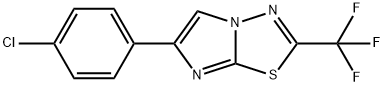 6-(4-chlorophenyl)-2-(trifluoromethyl)imidazo[2,1-b][1,3,4]thiadiazole|