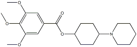 1532-12-3 4-Piperidinocyclohexyl=3,4,5-trimethoxybenzoate