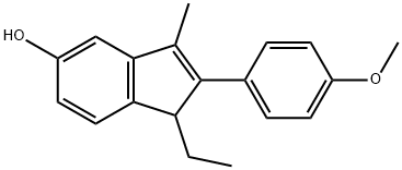 indenestrol B 4'-monomethyl ether 结构式