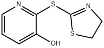 2-(3-hydroxy-2-pyridyl)-2-thiothiazoline,153334-55-5,结构式