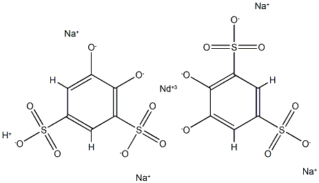 neodymium pyrocatechin disulfonate,15338-78-0,结构式
