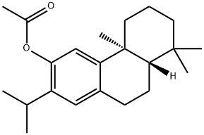 铁锈醇乙酸酯,15340-79-1,结构式