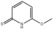 2(1H)-Pyridinethione,6-methoxy-(9CI) Structure