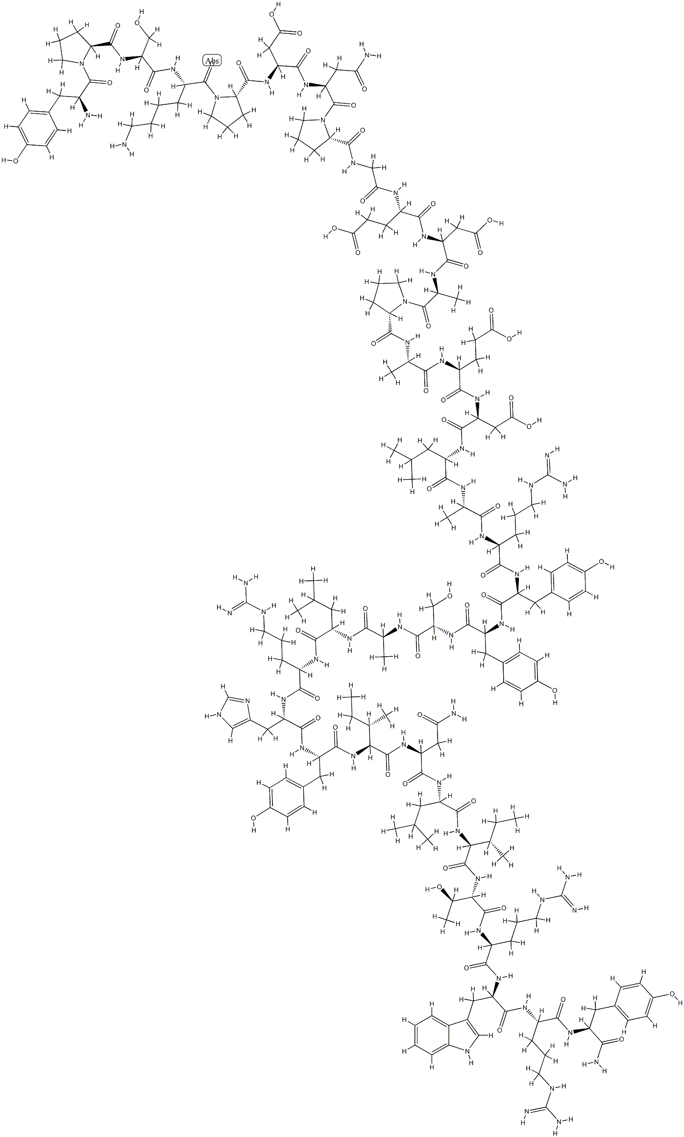 [D-TRP34]-神经肽 Y,153549-84-9,结构式