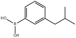 3-Isobutylphenylboronic acid,153624-42-1,结构式