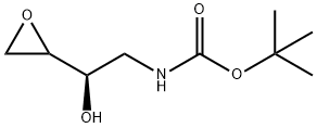 Carbamic acid, (2-hydroxy-2-oxiranylethyl)-, 1,1-dimethylethyl ester, [R-,153729-79-4,结构式