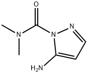 1H-Pyrazole-1-carboxamide,5-amino-N,N-dimethyl-(9CI) 结构式
