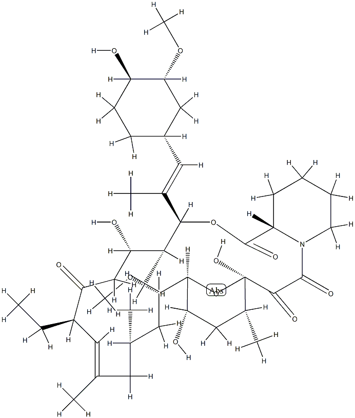 13-O-desmethylascomycin 结构式